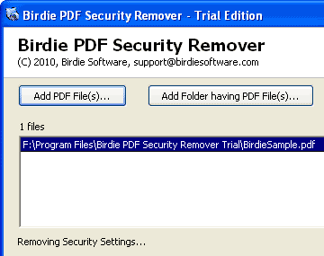 PDFUnlocker Screenshot 1