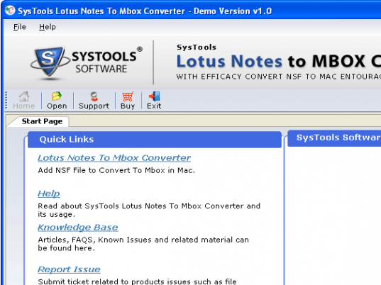 Lotus Notes to Entourage Uploader Screenshot 1