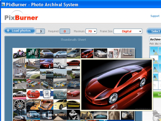 PixBurner Screenshot 1