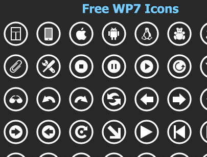 Free WP7 Icons Screenshot 1