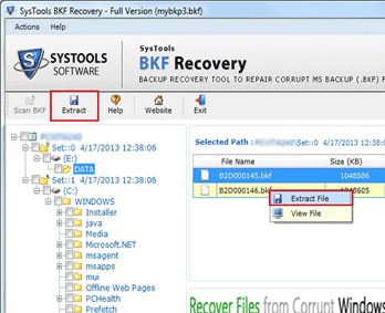Advanced Windows Backup Recovery Screenshot 1