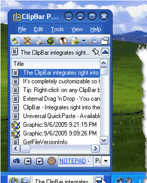 ClipMate Clipboard Extender Screenshot 1