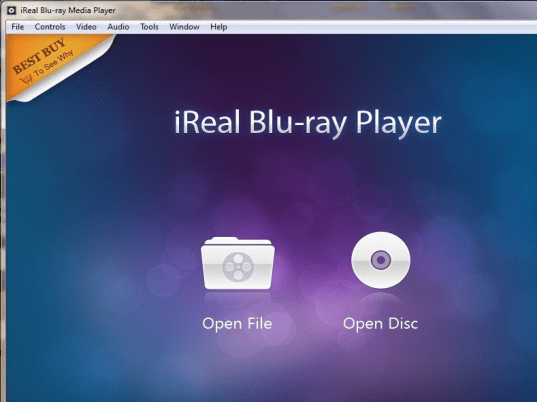 iReal Bluray Media Player Screenshot 1