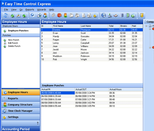 Easy Time Control Express Screenshot 1
