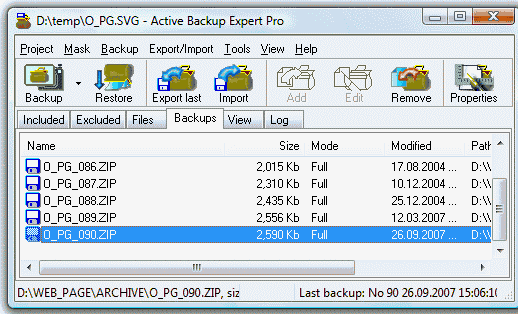 Active Backup Expert Pro Screenshot 1