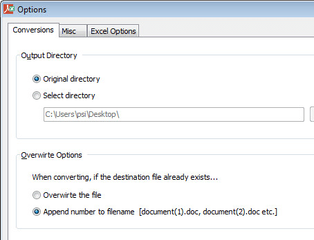 Free PDF to Excel Converter Screenshot 1