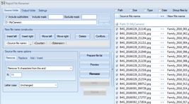 Rapid File Renamer Screenshot 1