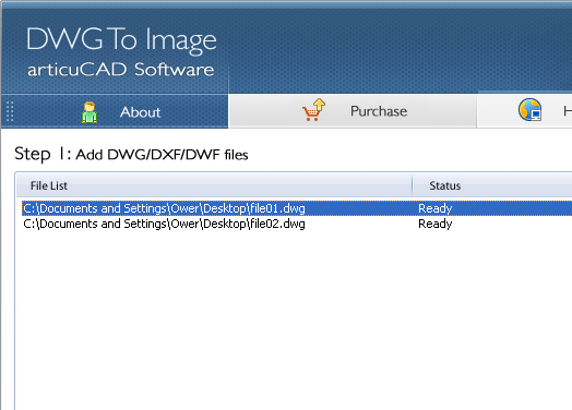 articuCAD DWG DXF to Image Converter Screenshot 1