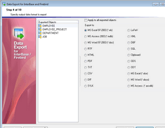 EMS Data Export for InterBase/Firebird Screenshot 1