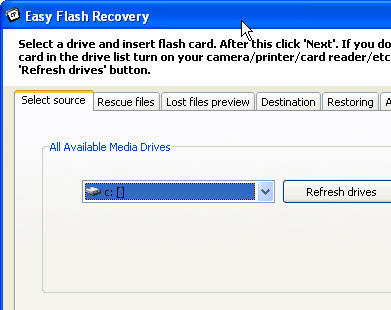 Easy Flash Recovery Screenshot 1