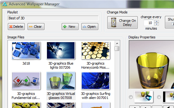 Advanced Wallpaper Manager Screenshot 1