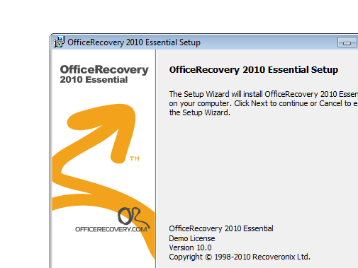 OfficeRecovery Essential Screenshot 1