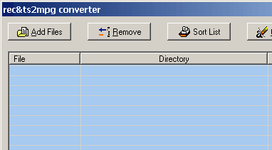 Rec&ts2mpg converter Screenshot 1