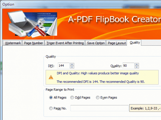 A-PDF FlipBook Creator Screenshot 1