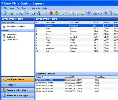 Easy Time Control Workstation Screenshot 1