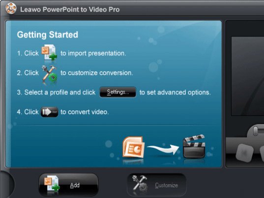 Leawo PowerPoint to Video Pro Screenshot 1