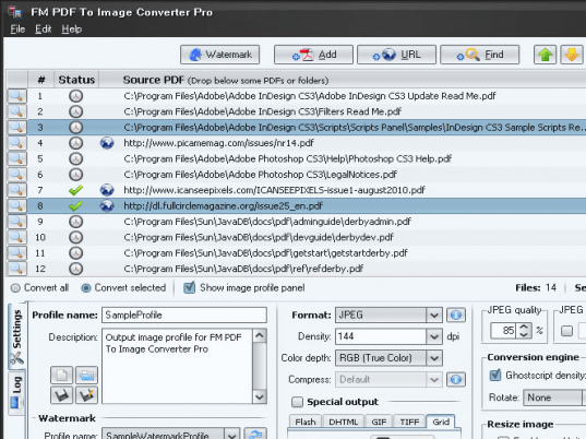 FM PDF To Image Converter Pro Screenshot 1