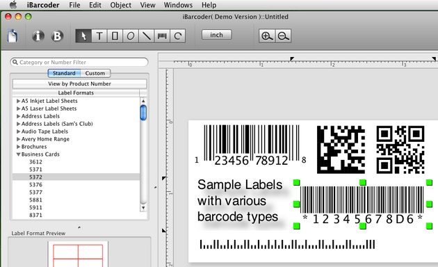 iBarcoder, Mac Barcode Generator Screenshot 1