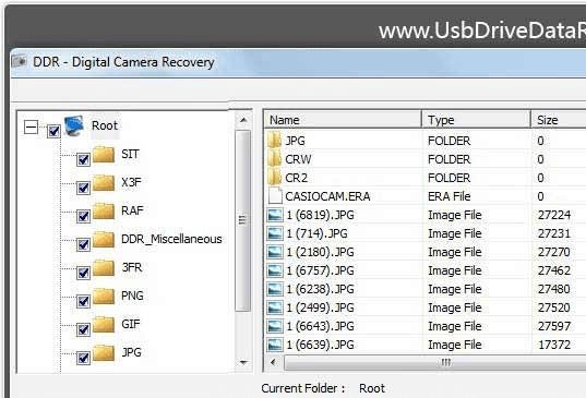 Camera Recovery Software Screenshot 1