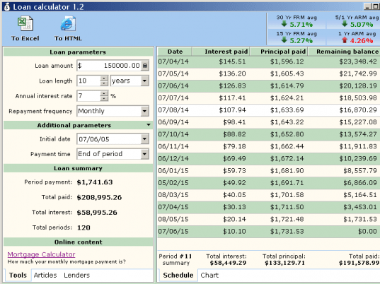 Loan Calculator Screenshot 1