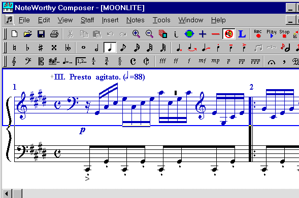 NoteWorthy Composer Screenshot 1