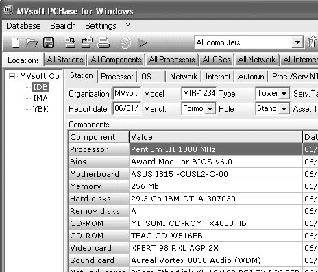 PC information Base Screenshot 1