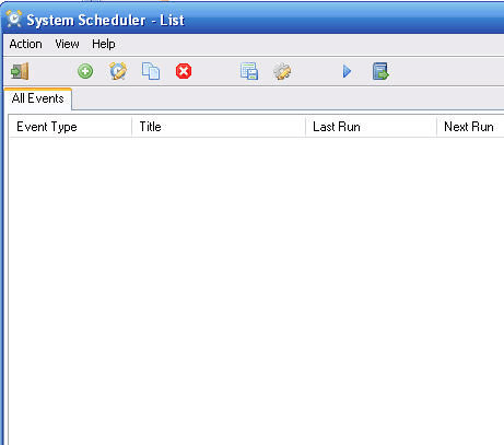 Windows Scheduler Screenshot 1