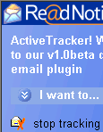 ActiveTracker Email Tracking plugin including Certified, Self-Destructing, and Retractable mail Screenshot 1