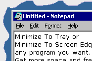 Actual Windows Minimizer Screenshot 1