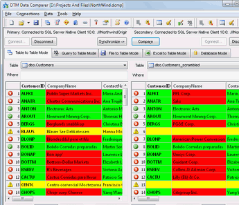 DTM Data Comparer Screenshot 1