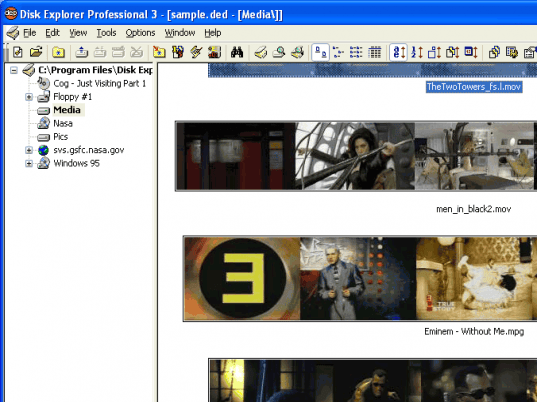 Disk Explorer Professional Screenshot 1