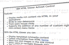 nBit HTML Viewer ActiveX Screenshot 1