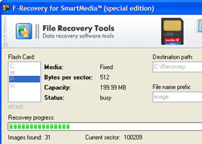 F-Recovery for SmartMedia Screenshot 1