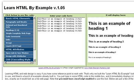 Learn HTML By Example Screenshot 1