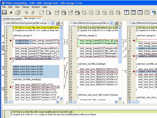 ECMerge Pro (Linux) Screenshot 1