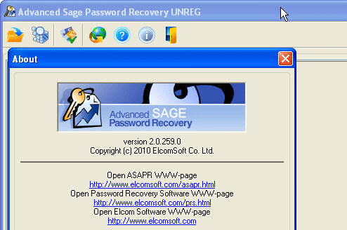 Advanced ACT Password Recovery Screenshot 1