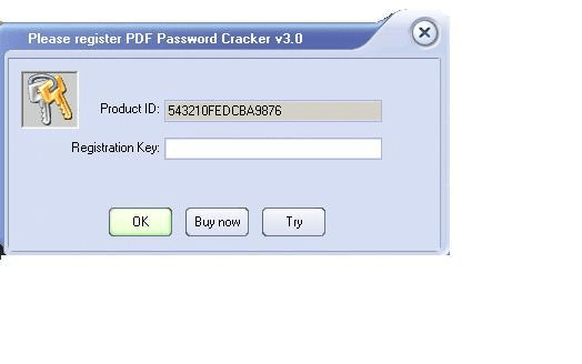 PDF Password Cracker Screenshot 1