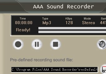 AAA Sound Recorder Screenshot 1