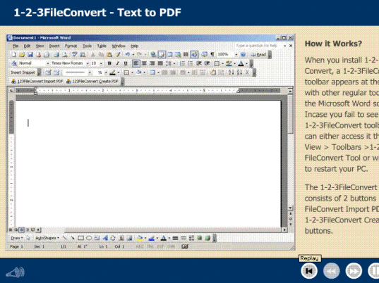 123FileConvert: Convert Word to PDF Screenshot 1