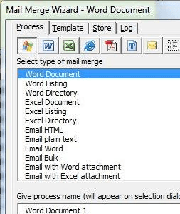 Mail Merge for Microsoft Access 2007 Screenshot 1