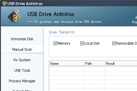 USB Drive AntiVirus Screenshot 1