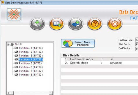 Windows Files Retrieval Software Screenshot 1
