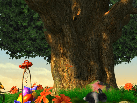 Easter 3D Screensaver Screenshot 1