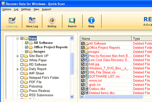 Recover Data for NTFS Screenshot 1