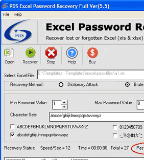 Extract Excel Password Screenshot 1