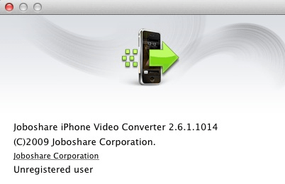 Joboshare iPhone Video Converter Screenshot 1