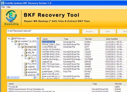 Backup File Recovery Screenshot 1
