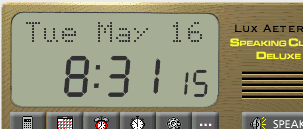 Speaking Clock Deluxe Screenshot 1