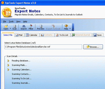 Batch Lotus Notes Data Conversion Screenshot 1