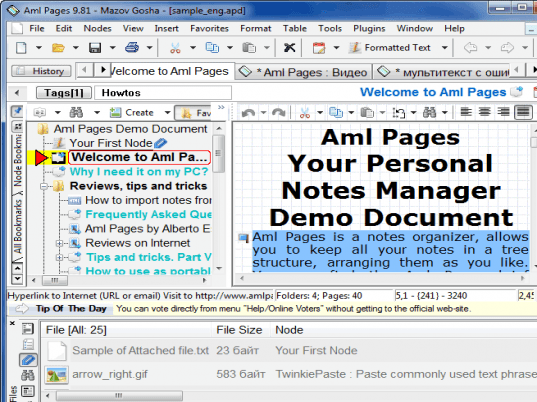 Aml Pages Screenshot 1